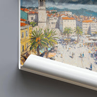 Split Poster - Croatia Wall Art
