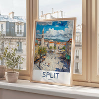 Split Poster - Croatia Wall Art