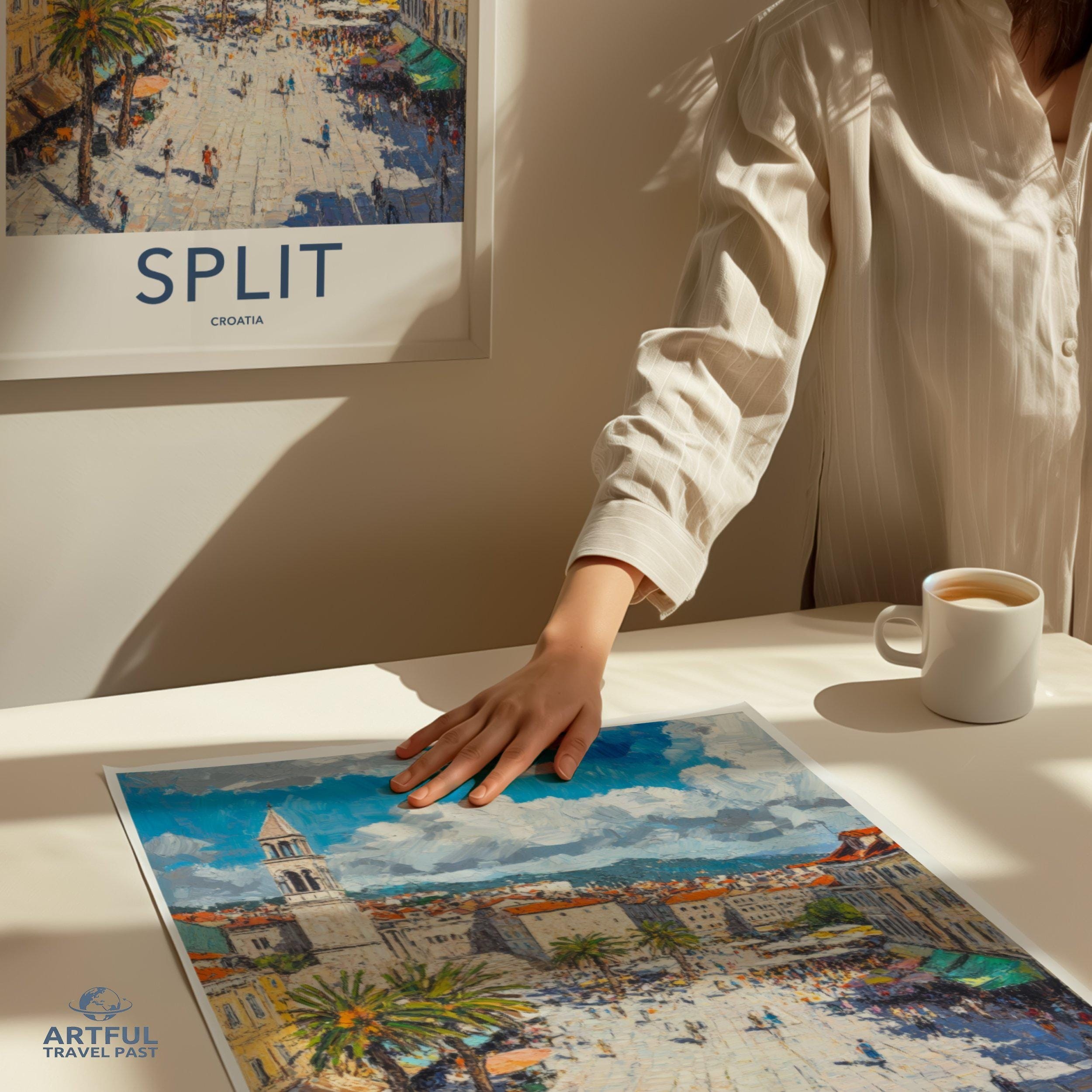 Split Poster - Croatia Wall Art