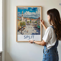 Split Poster - Croatia Wall Art