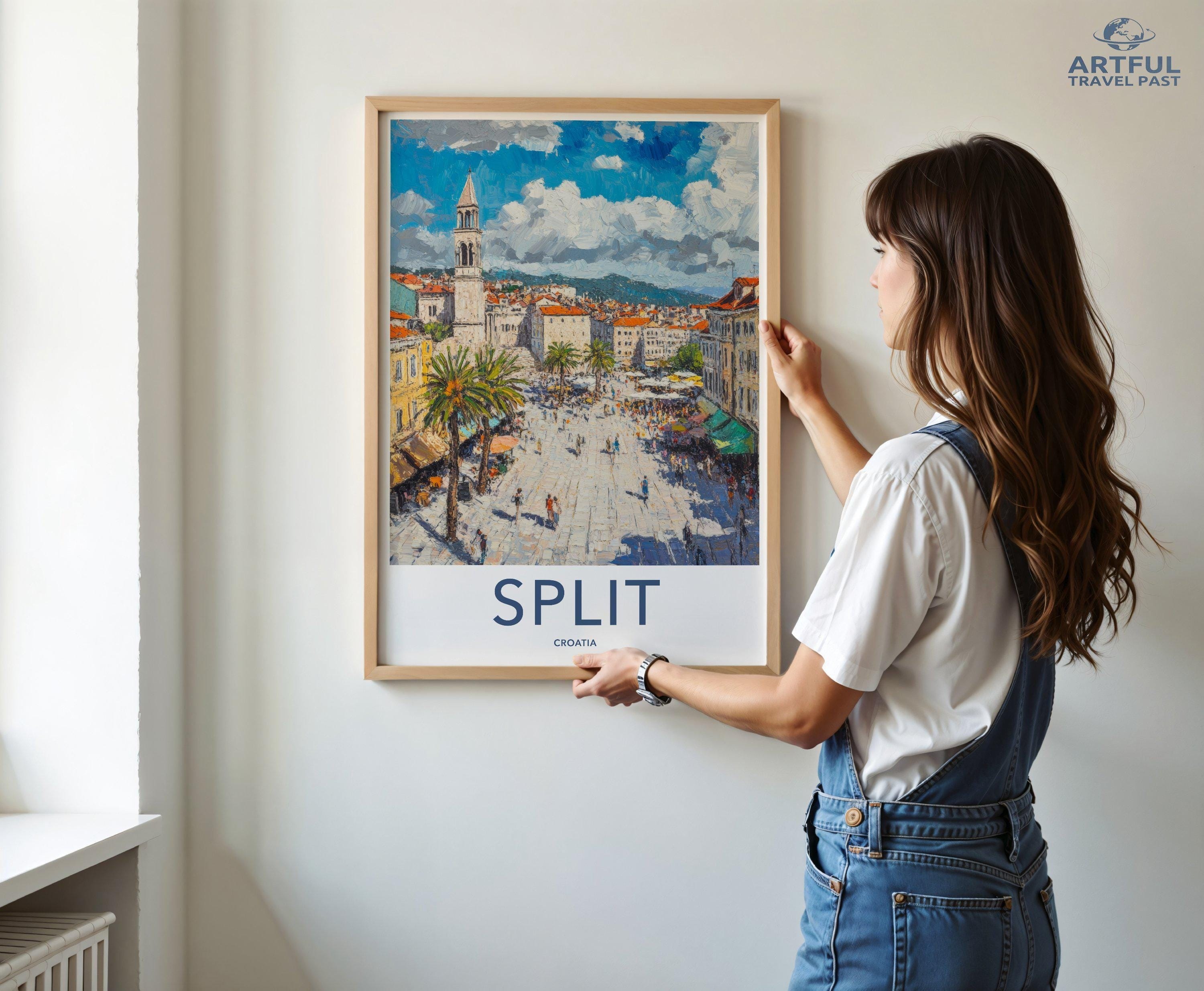 Split Poster - Croatia Wall Art