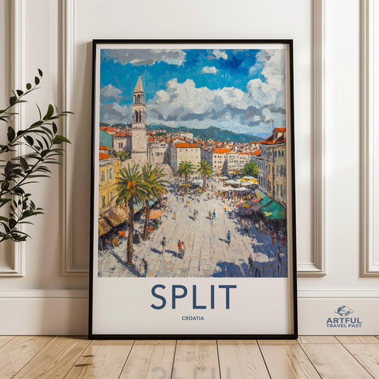 Split Poster - Croatia Wall Art