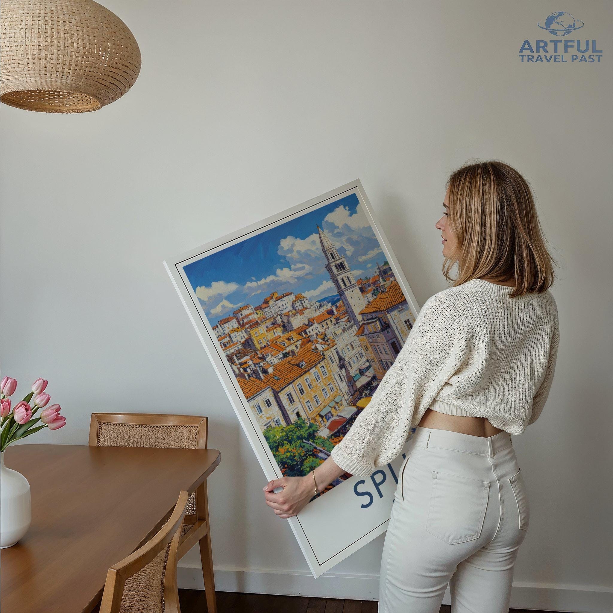 Split Poster - Croatia Wall Art