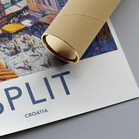 Split Poster - Croatia Wall Art