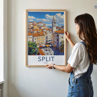 Split Poster - Croatia Wall Art