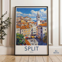 Split Poster - Croatia Wall Art