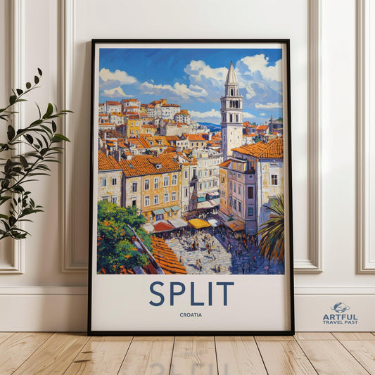 Split Poster - Croatia Wall Art