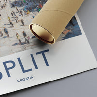 Split Poster - Croatia Wall Art