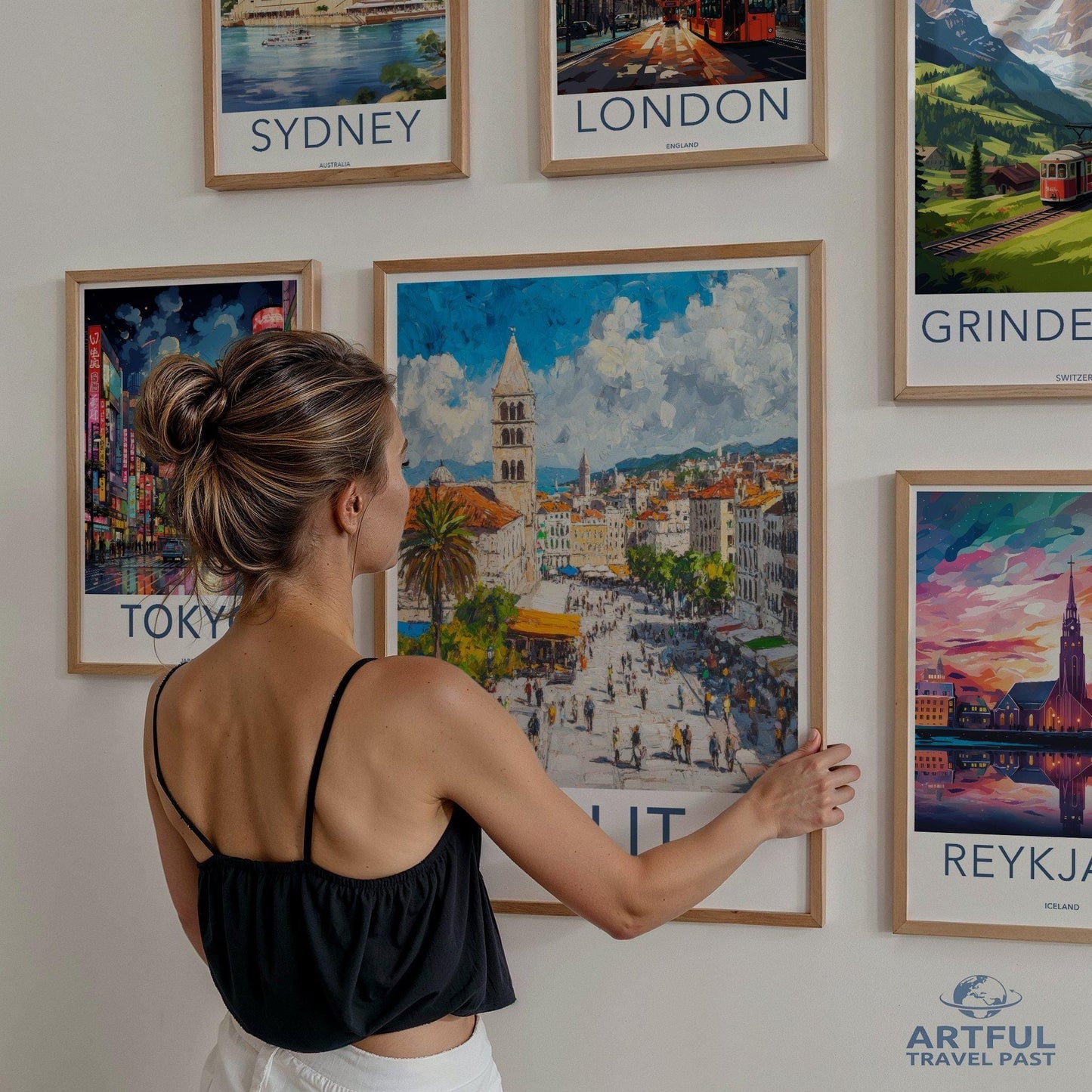 Split Poster - Croatia Wall Art