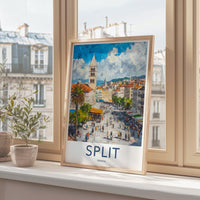 Split Poster - Croatia Wall Art
