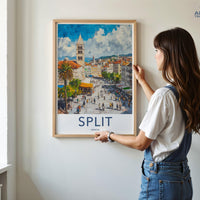 Split Poster - Croatia Wall Art