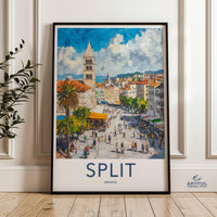 Split Poster - Croatia Wall Art