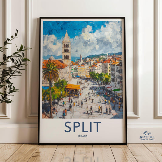 Split Poster - Croatia Wall Art