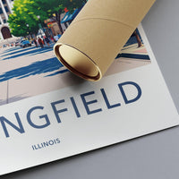 Springfield Poster - Illinois Wall Art