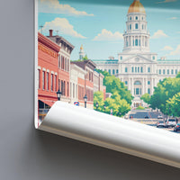 Springfield Poster - Illinois Wall Art