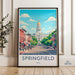 Springfield Poster - Illinois Wall Art