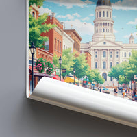 Springfield Poster - Illinois Wall Art