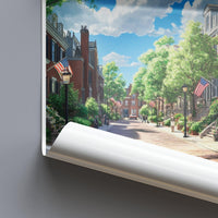 Springfield Poster | Illinois Wall Art | America Decor