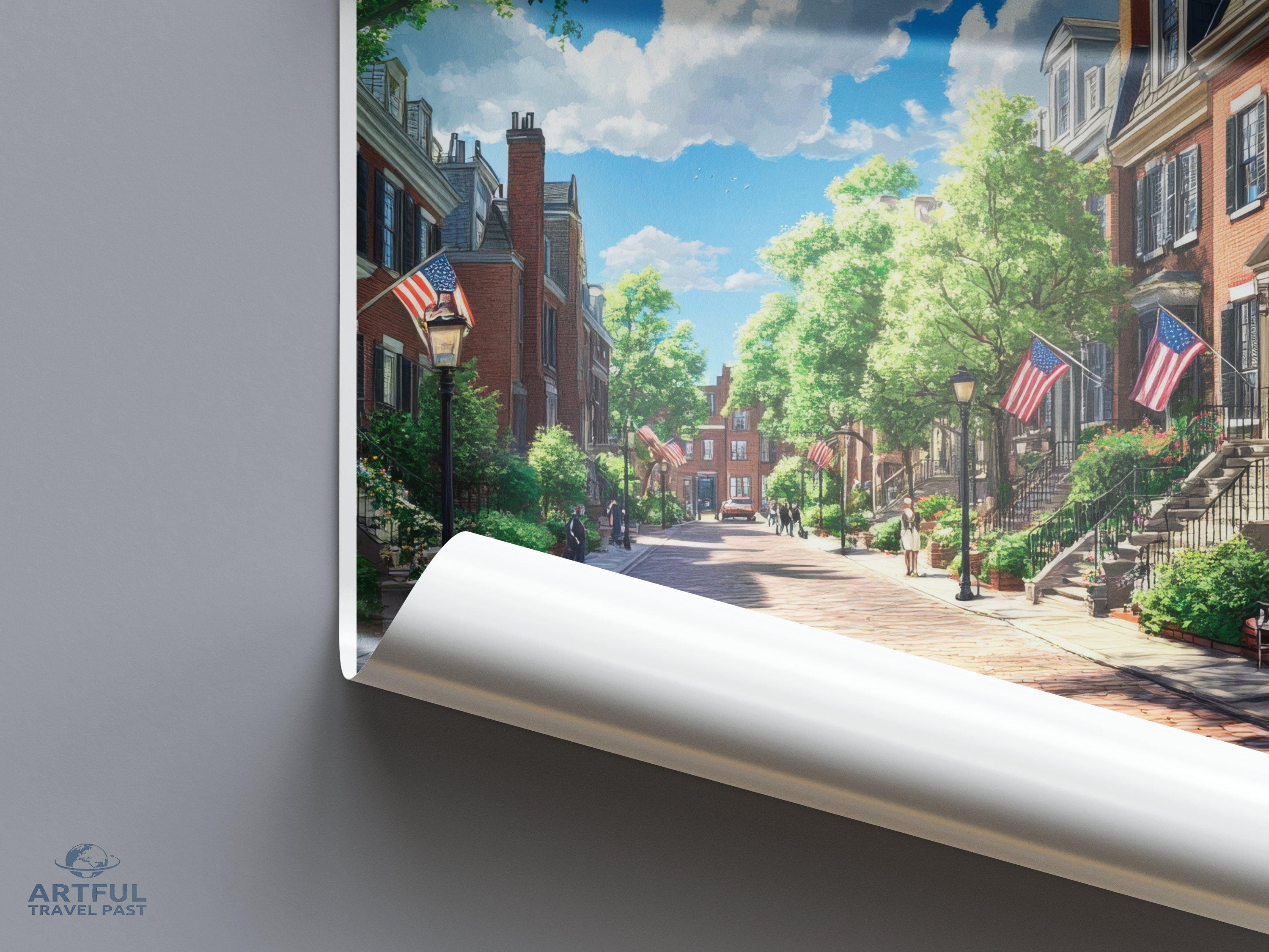 Springfield Poster | Illinois Wall Art | America Decor