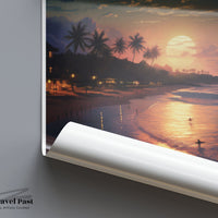 Sri Lanka Sunset Poster | South Asia Wall Art