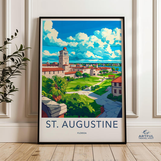 St. Augustine Poster - Florida Wall Art