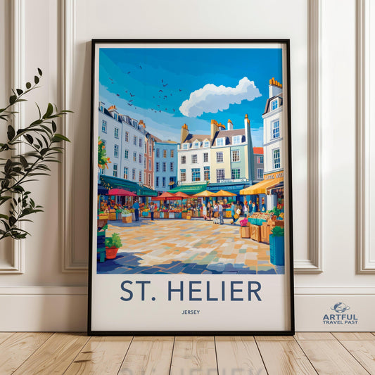 St. Helier Poster - Jersey Wall Art