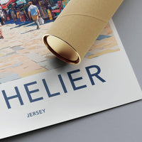 St. Helier Poster | Jersey Wall Art | UK Decor