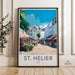 St. Helier Poster | Jersey Wall Art | UK Decor