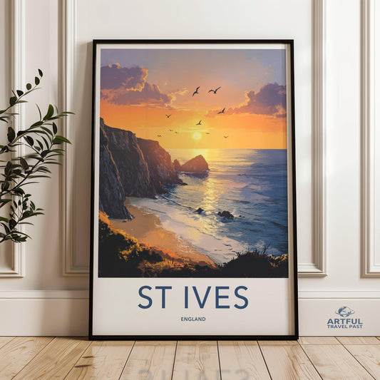 St Ives Poster - Cornwall Wall Art