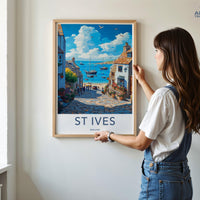St Ives Poster - Cornwall Wall Art