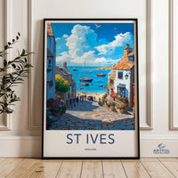 St Ives Poster - Cornwall Wall Art