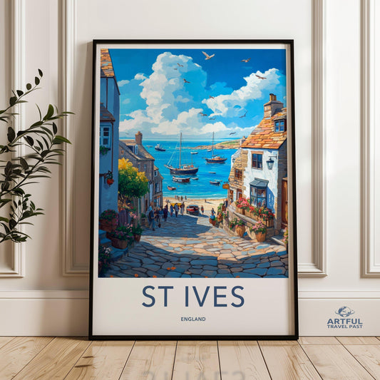 St Ives Poster - Cornwall Wall Art