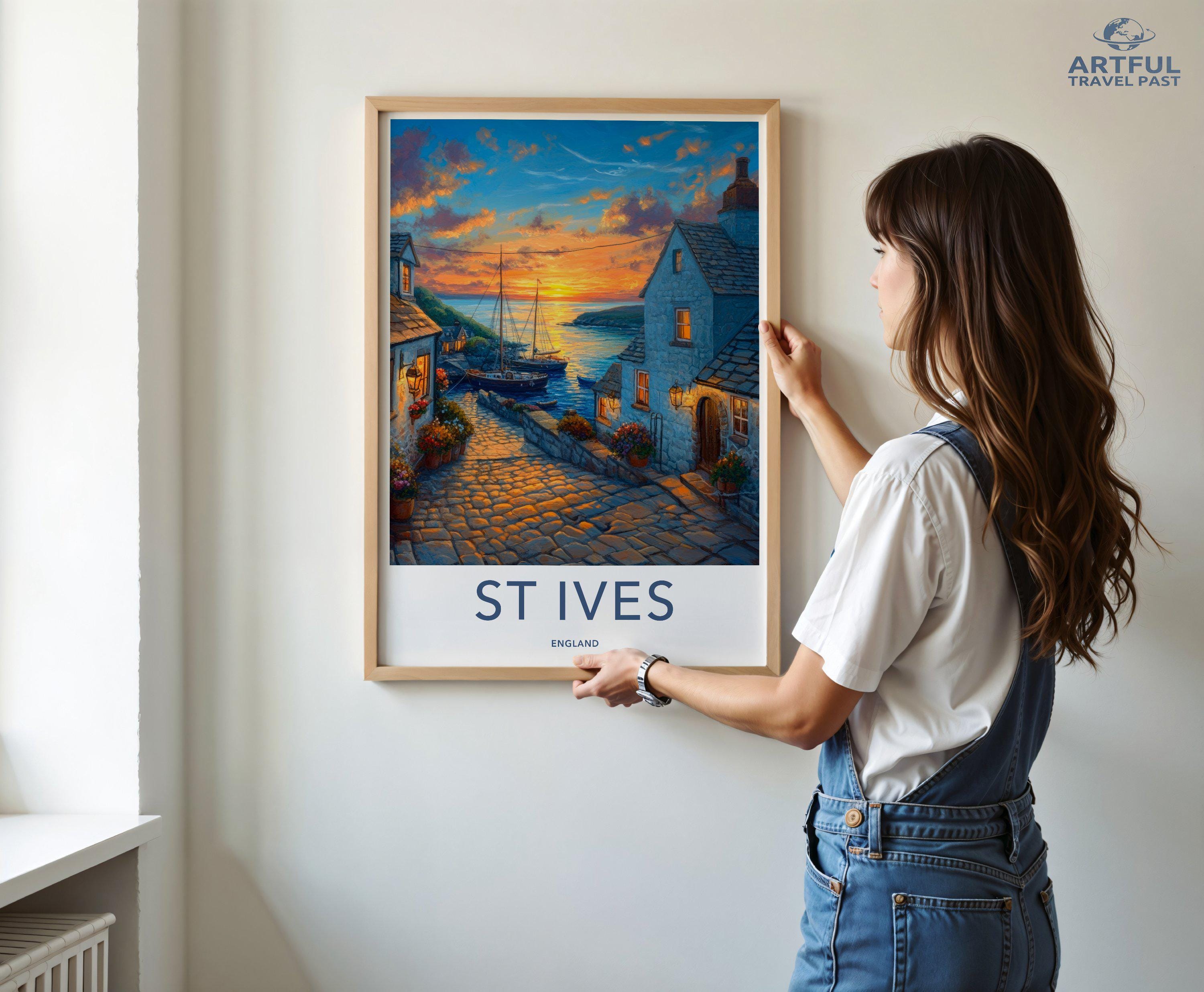 St Ives Poster - England Wall Art