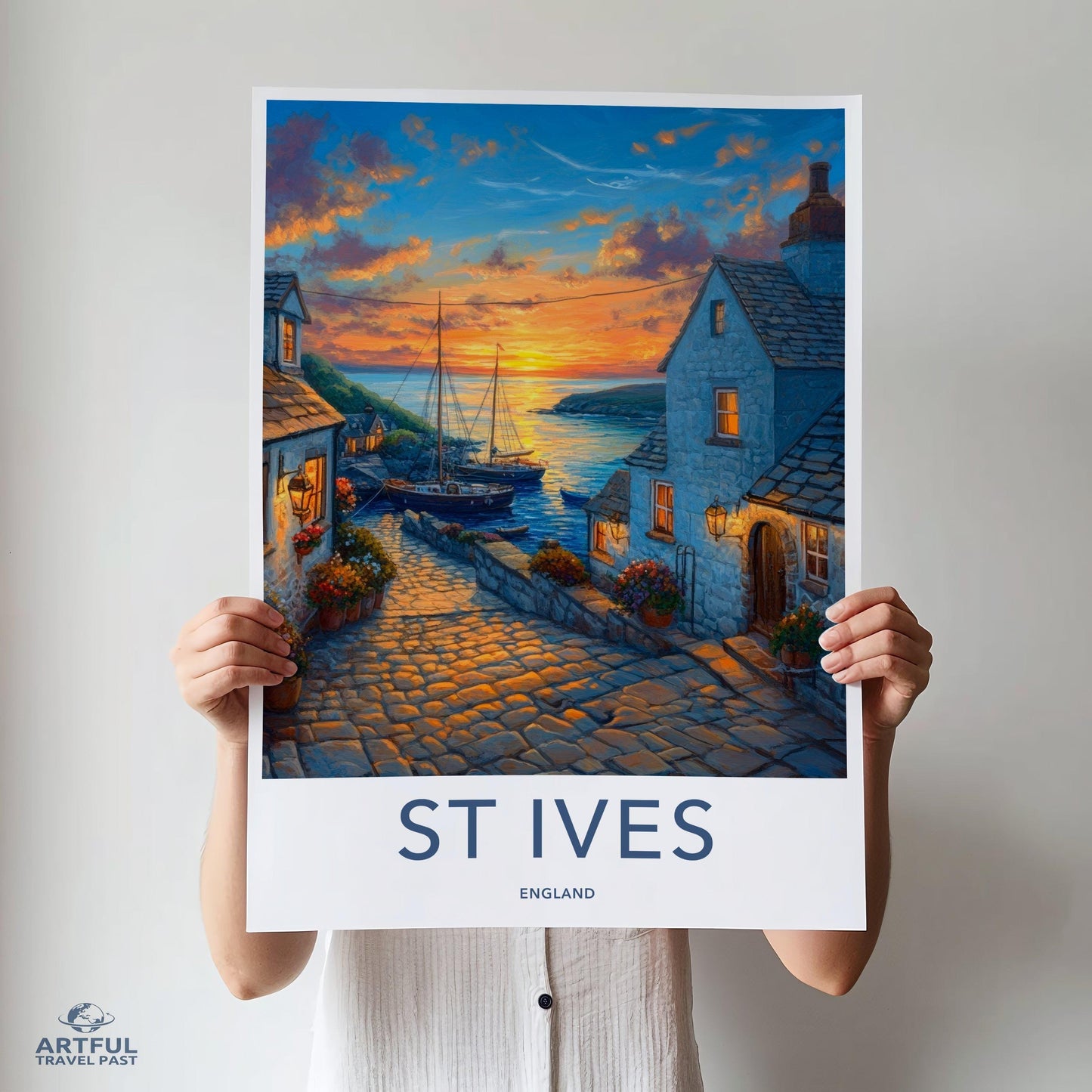 St Ives Poster - England Wall Art