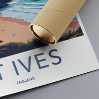 St Ives Poster - England Wall Art