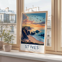 St Ives Poster - England Wall Art