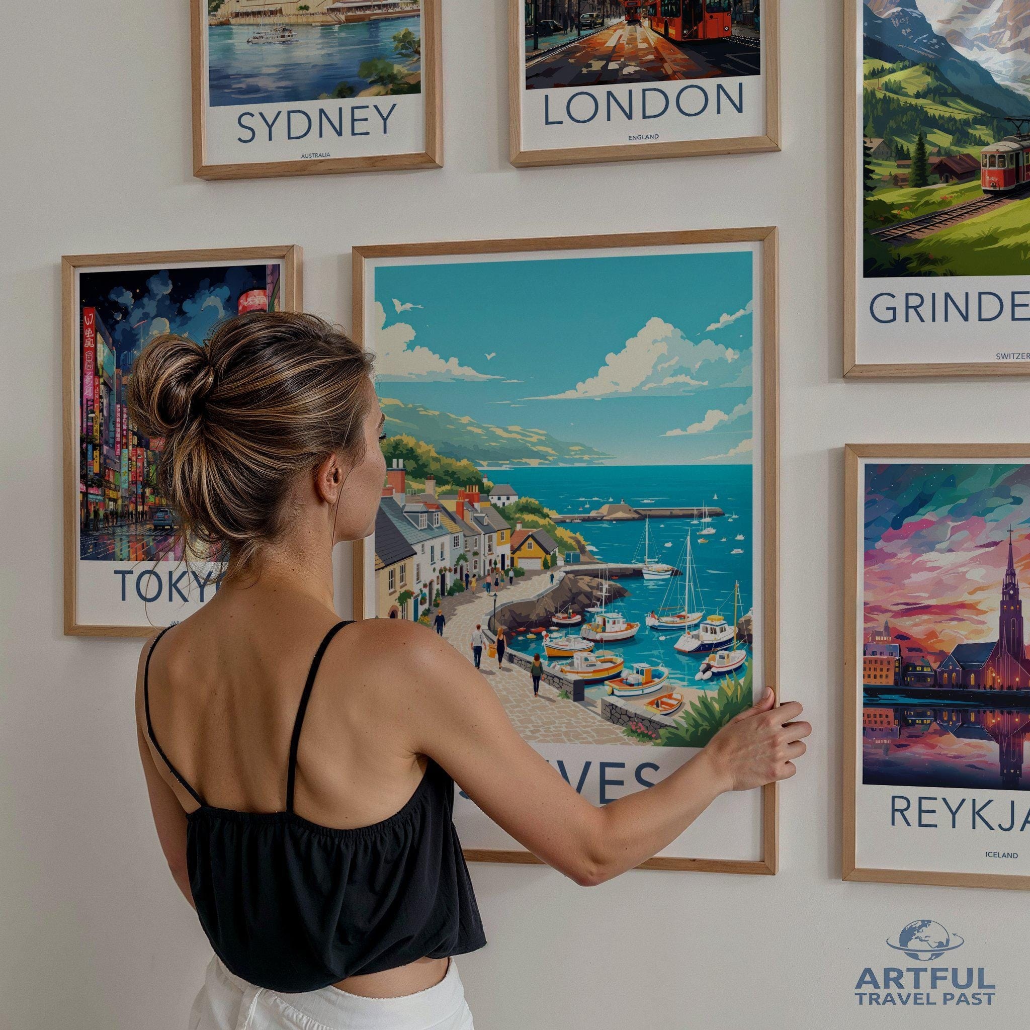 St Ives Poster - England Wall Art
