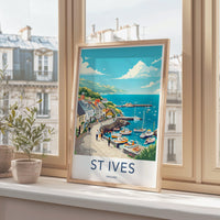 St Ives Poster - England Wall Art