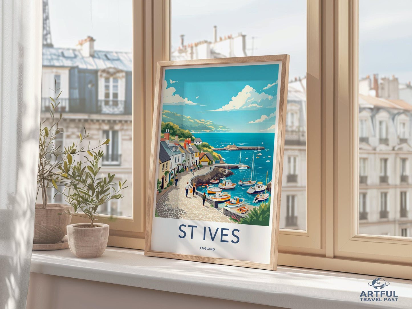 St Ives Poster - England Wall Art