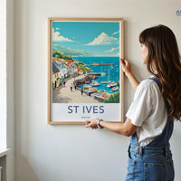 St Ives Poster - England Wall Art