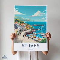 St Ives Poster - England Wall Art