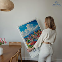 St. John’s Poster | Antigua and Barbuda Wall Art