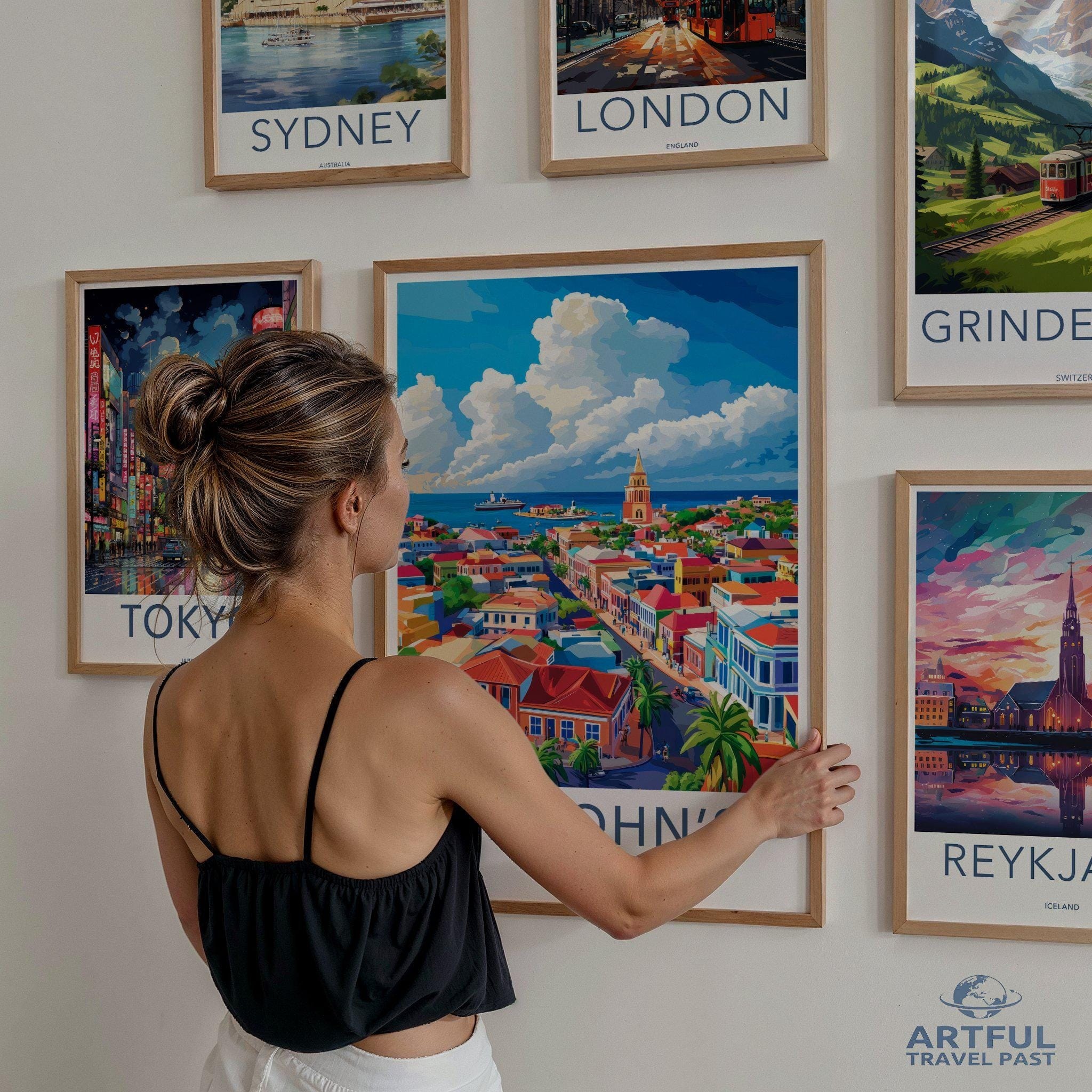St. John’s Poster | Antigua and Barbuda Wall Art