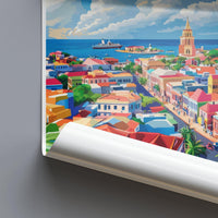 St. John’s Poster | Antigua and Barbuda Wall Art