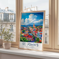 St. John’s Poster | Antigua and Barbuda Wall Art