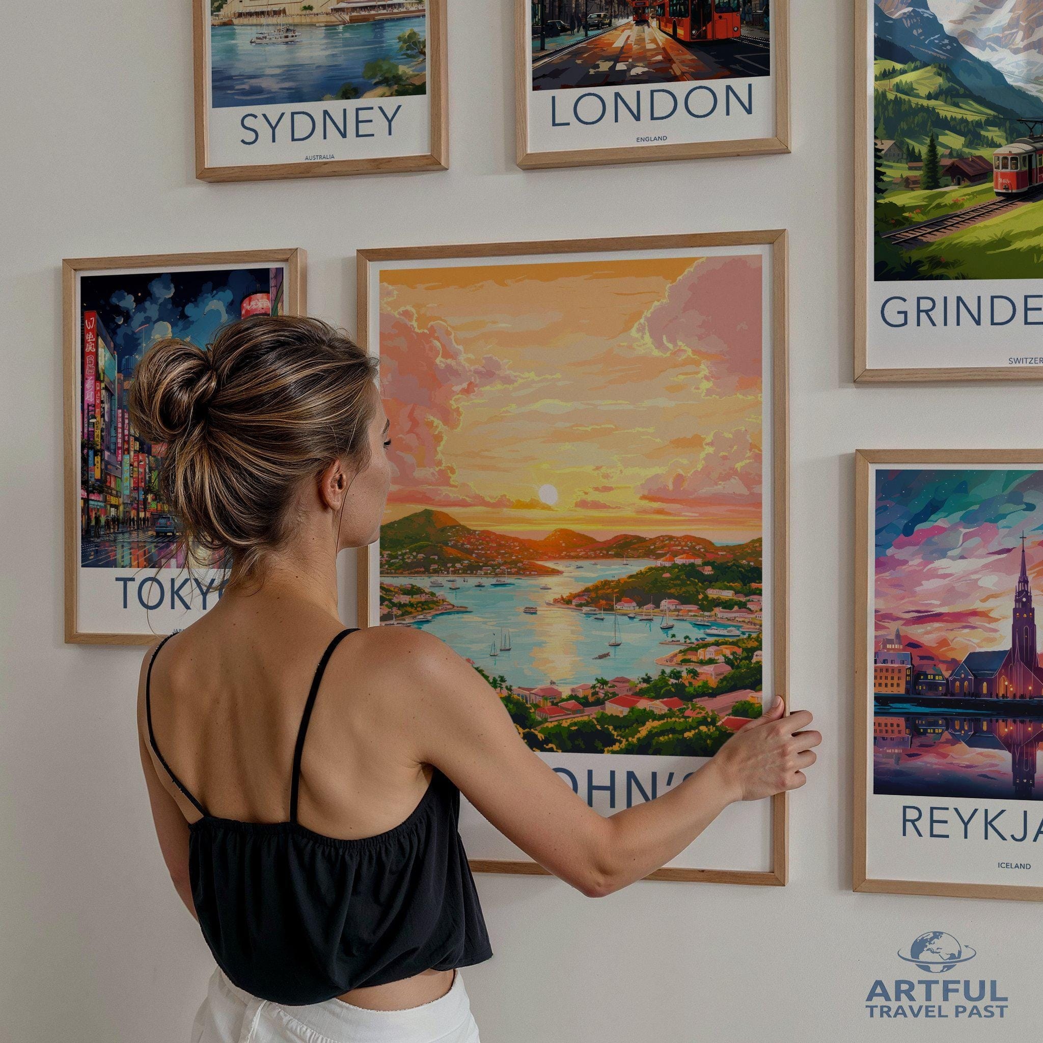 St. John’s Poster | Antigua and Barbuda Wall Art
