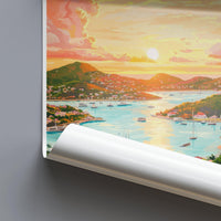 St. John’s Poster | Antigua and Barbuda Wall Art