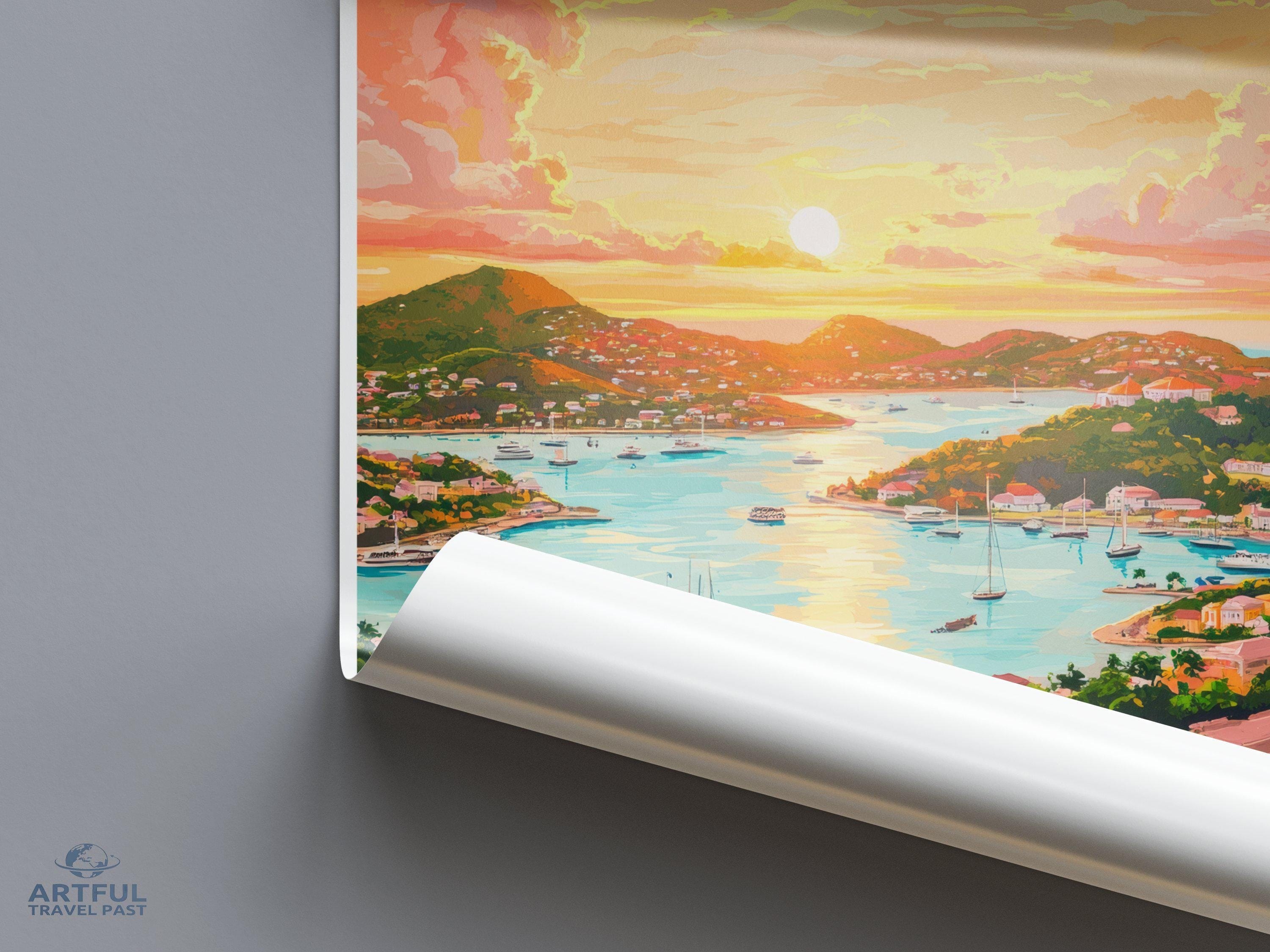St. John’s Poster | Antigua and Barbuda Wall Art