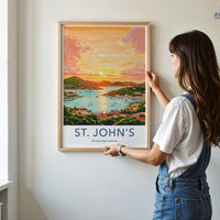 St. John’s Poster | Antigua and Barbuda Wall Art