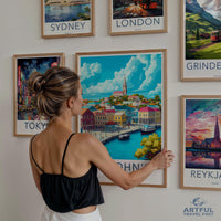St. John’s Poster | Antigua and Barbuda Wall Art